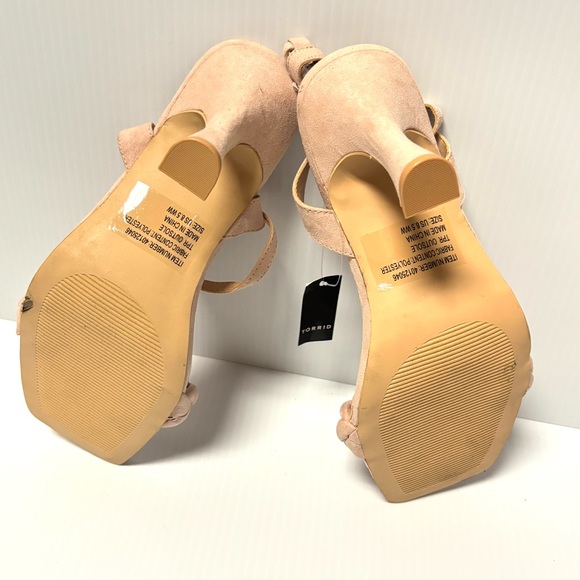 Torrid Blush Braided Sandal Size 8.5 - Picture 11 of 11